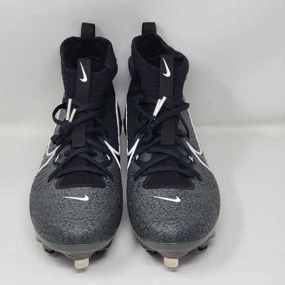 Nike Alpha Huarache NXT Black Metal Baseball Cleats Men Sz Multi DJ6517-010 New main image 5